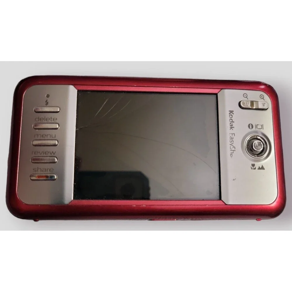 Red Kodak EasyShare V803 Battery Charger NOT Included- For Parts Only